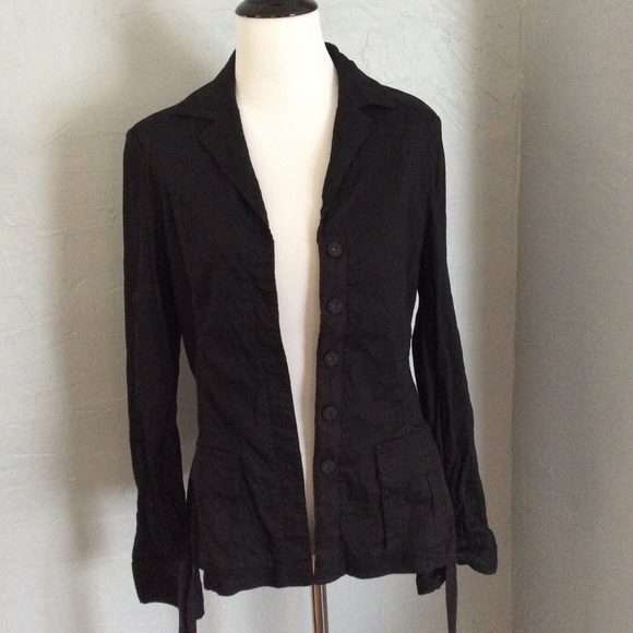 Elie Tahari linen blend jacket - Picture 5 of 8